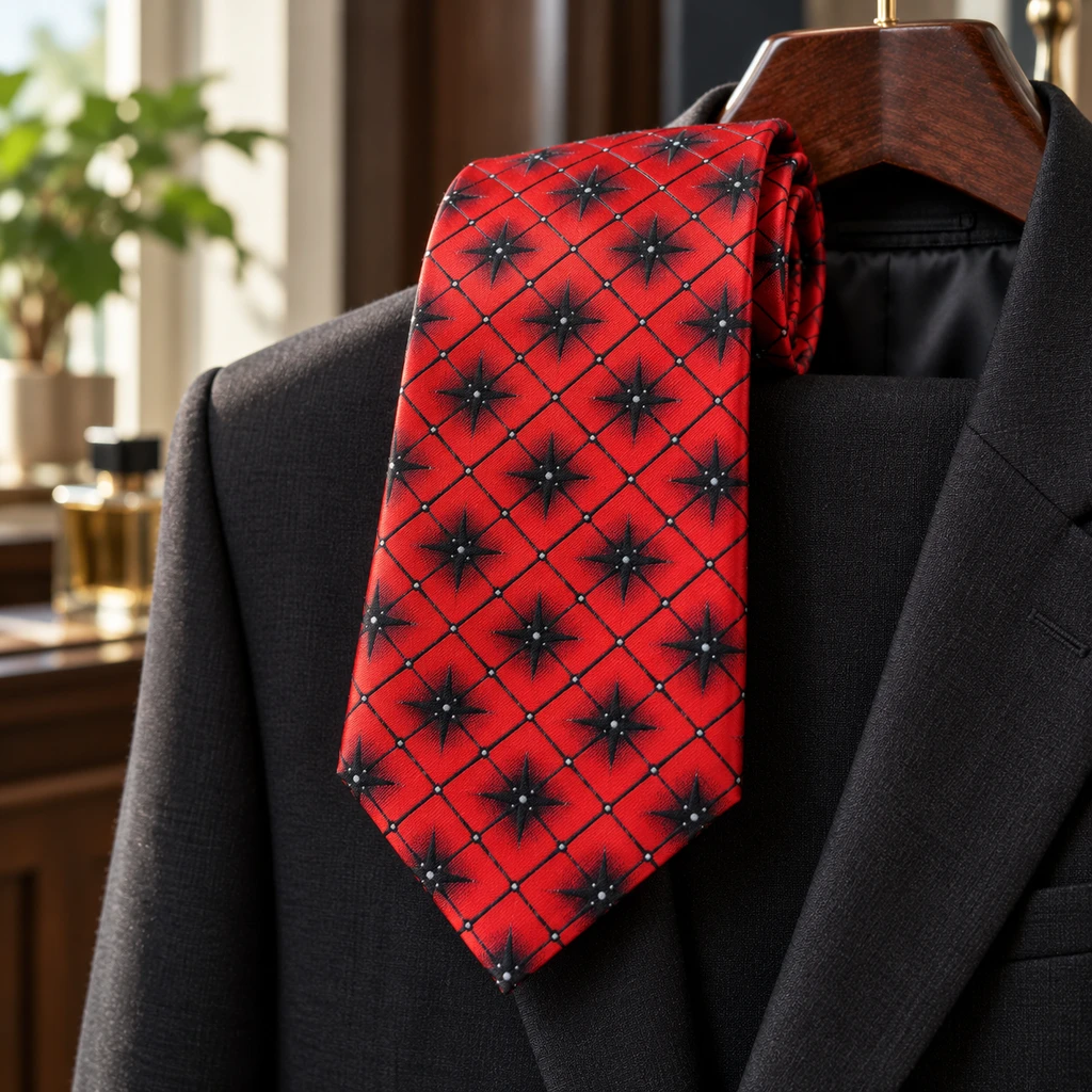 Men's Casual & Formal Printed Tie - view 2